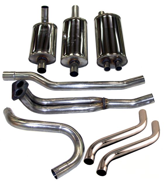 Exhaust system 1800 ES 72-73 Stainless in the group Volvo / 1800 / Fuel/exhaust system / Exhaust system / Exhaust system 1800ES 1972-73 at VP Autoparts Inc. (292240SS)
