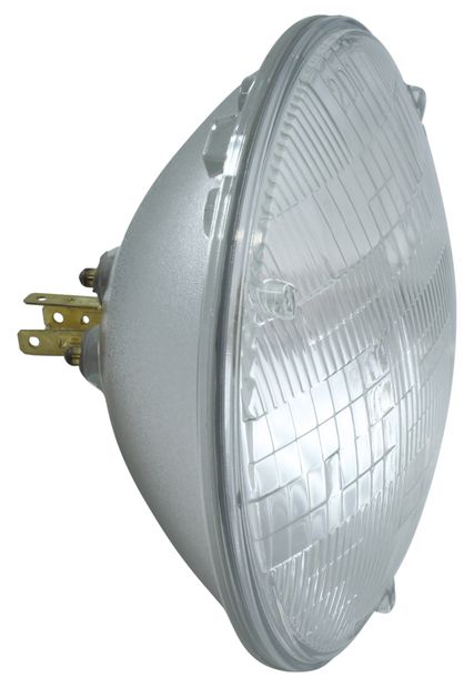 Headlight insert 12V sealed beam halogen in the group Volvo / 140/164 / Electrical components / Front lights / Front lights 140 1973-74 at VP Autoparts Inc. (6024)