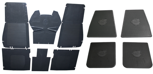 Rubber mat set 544/210 54-68 grey 10 pc. in the group Volvo / PV/Duett / Interior / Mats/carpets / Rubber mats and accessories 445/210 at VP Autoparts Inc. (659473)