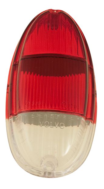 Taillight lens Amazon 63- US red/red/whi in the group Volvo / Amazon/122 / Electrical components / Tail lights / Tail light Amazon/122 B18/B20 1963-70 at VP Autoparts Inc. (667676)