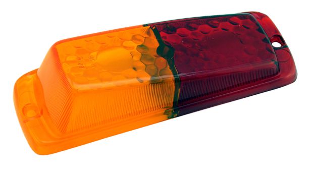 Taillight lens 210 red/yellow in the group Volvo / PV/Duett / Electrical components / Belysning bakre       / Bakre belysning 445/210 at VP Autoparts Inc. (673086)