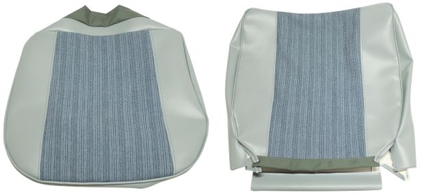 Cover Front seat Amazon 1962 light blue in the group Volvo / Amazon/122 / Interior / Upholstery 120/130 / Upholstery Amazon/122 code 405-193 1962-63 at VP Autoparts Inc. (690454-55)