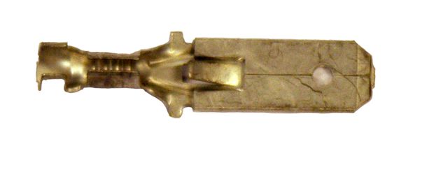Tab connector double 0,8mm (male) in the group Volvo / 240/260 /        / Inre utrustning       / Bilbälte främre 240/260 at VP Autoparts Inc. (958203)
