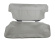 Cover Rear seat 210 64-66 grey
